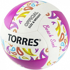 Мяч волейбольный пляжный Torres Beach Sand Pink V32085b